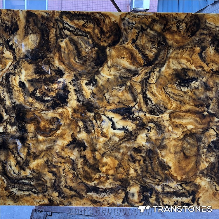 Crystallized Marble Stone Slabs