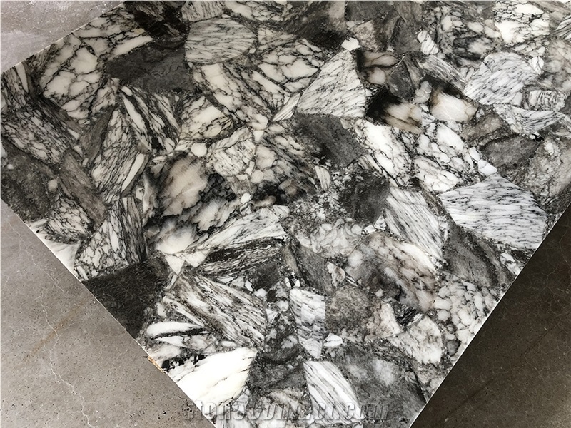 Crystallized Stone Artificial Slabs Tiles Panels
