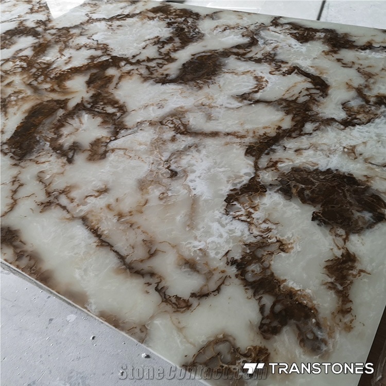 Crystallized Stone Artificial Slabs Wall Tiles