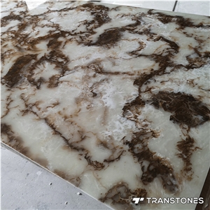 Crystallized Stone Artificial Slabs Wall Tiles
