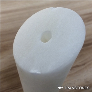 Customized Translucent White Onyx Column Sheet