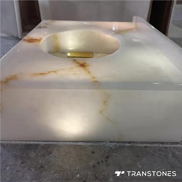 Faux Alabaster Customize Interior Countertop Backlit