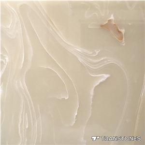 Faux Backlit Onyx Panel for Conference Table
