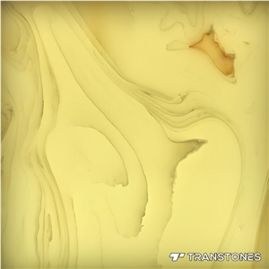 Faux Backlit Onyx Panel for Conference Table