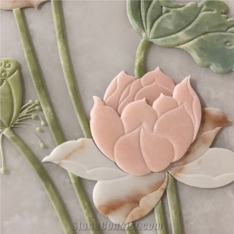 Free Sample for Elegant Flower Design Wall Panel