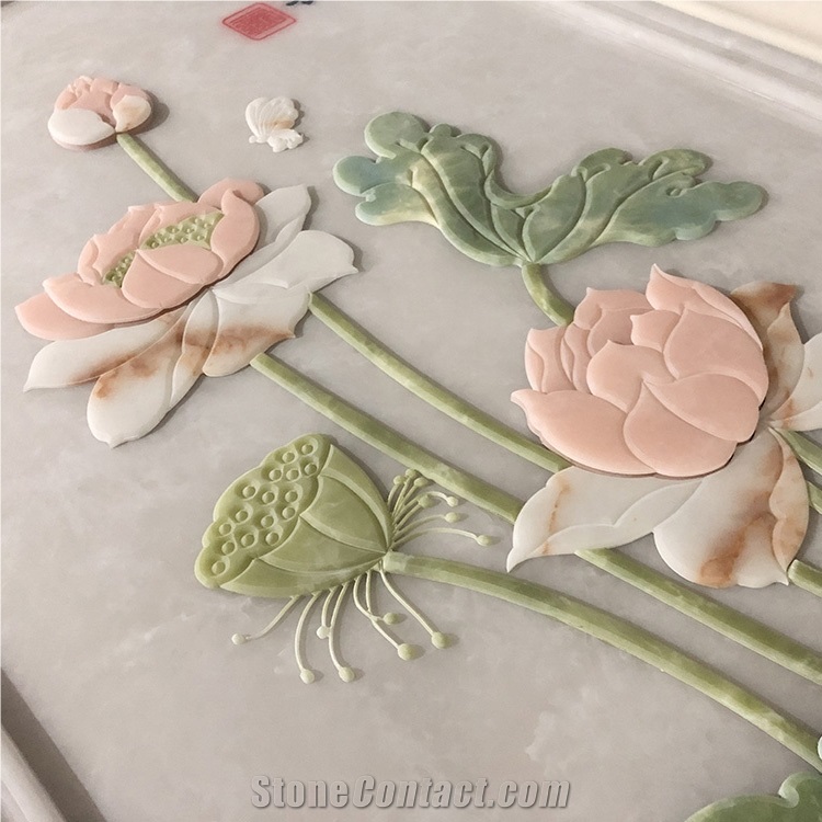 Free Sample for Elegant Flower Design Wall Panel