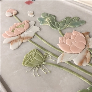 Free Sample for Elegant Flower Design Wall Panel