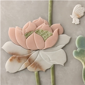 Free Sample for Elegant Flower Design Wall Panel