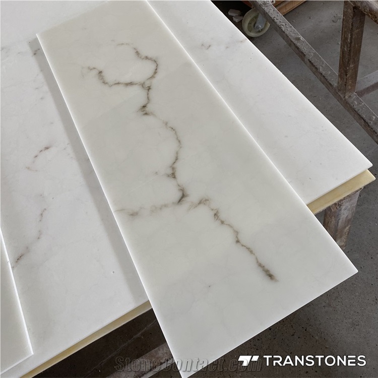 Guangzhou Price White Resin Onyx Customized Walls