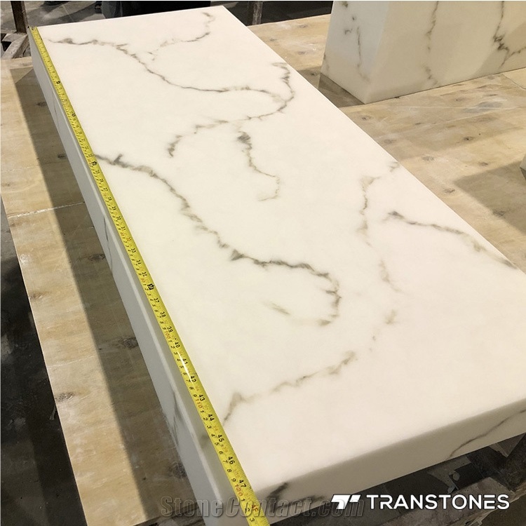 Guangzhou Price White Resin Onyx Customized Walls