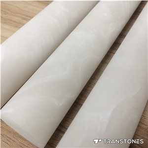 Honed Faux Alabaster Customize Column Design for Home
