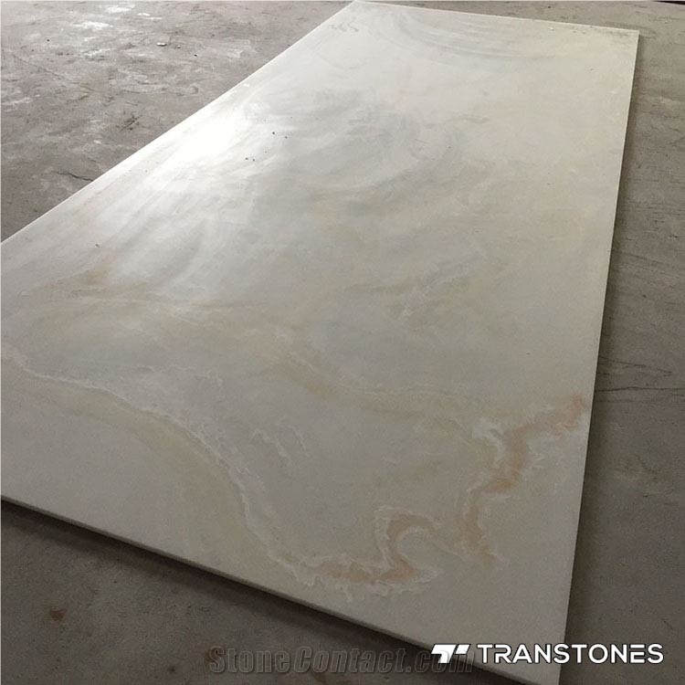 Hot Sale Translucent Polished Faux Alabaster Wall Panel