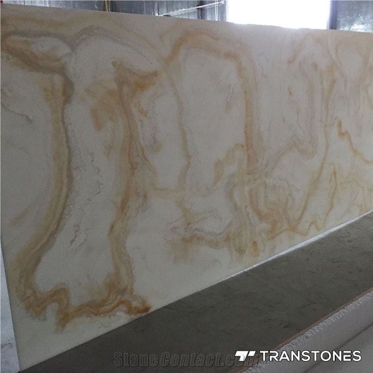 Hot Sale Translucent Polished Faux Alabaster Wall Panel