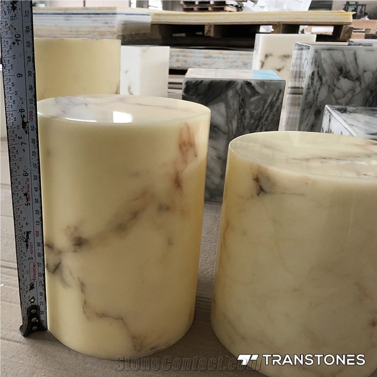 Hot Sale Translucent Polished Faux Onyx Lighting Box