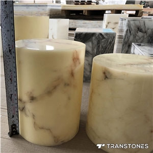 Hot Sale Translucent Polished Faux Onyx Lighting Box