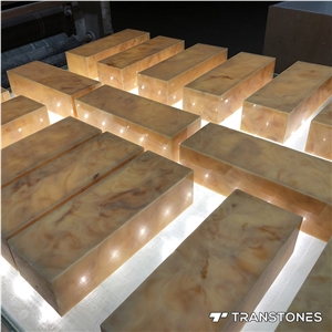 Interior Decor Translucent Faux Onyx Lighting Box
