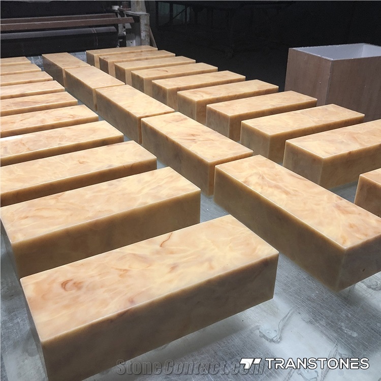 Interior Translucent Faux Alabaster Lighting Box