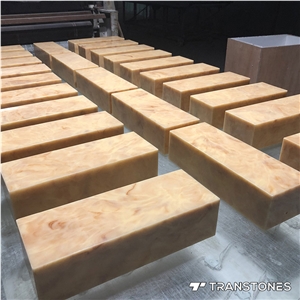 Interior Translucent Faux Alabaster Lighting Box