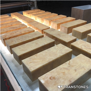 Interior Translucent Faux Alabaster Lighting Box