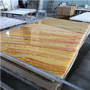 Orange Color Wholesale Alabaster Wall Panels