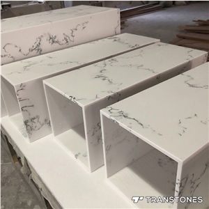 Translucent Alabaster Acrylic Column for Decors