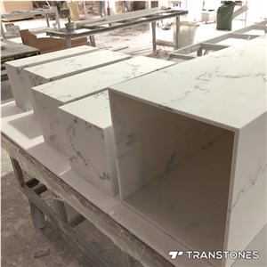 Translucent Alabaster Acrylic Column for Decors