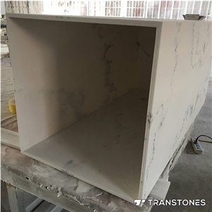 Translucent Alabaster Acrylic Column for Decors