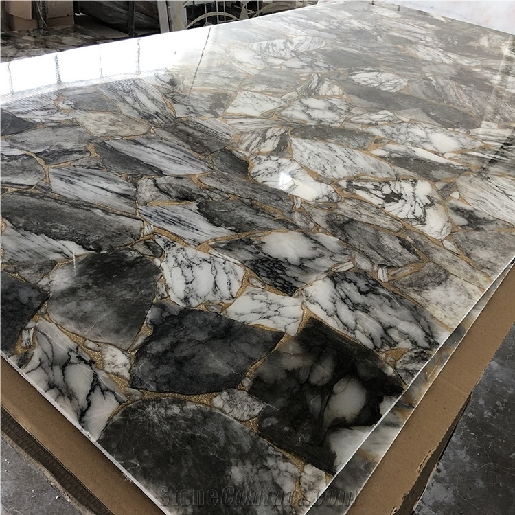Wholesale 8mm Alabaster Acrylic Sheet Cut to Shape
