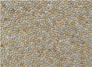 Cream Yellow Pebble Stone-4705