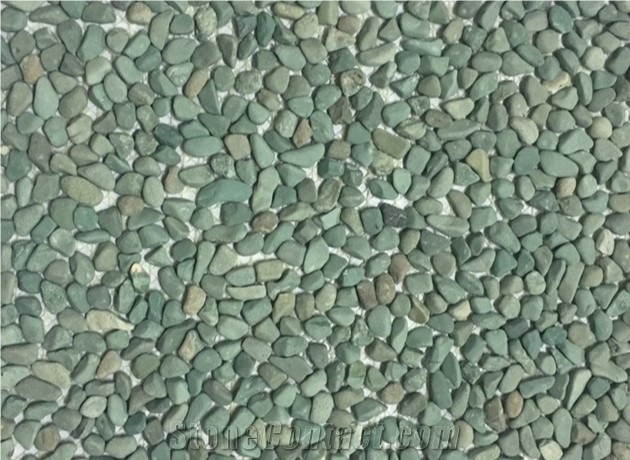 Japan Green Granite Pebbles-4810