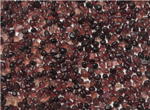 Purple Crystal-4906 Glass Pebble Mosaic