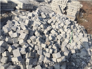 G603 New Bianco Crystal Grey Paving Cube Stone G603 New Bianco Crystal Grey Paving Cube Stone