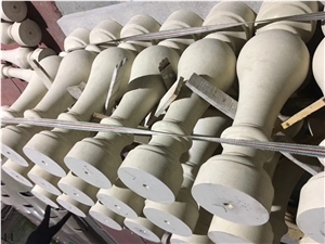 Anatolian Beige Marble Stair Baluster Balustrades