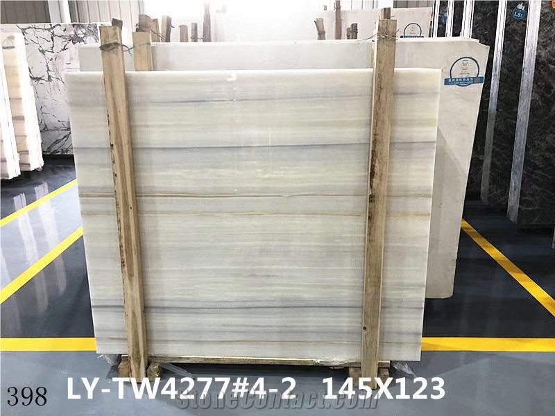 Athen White Onyx Slab Wall Floor Tiles Pattern Use