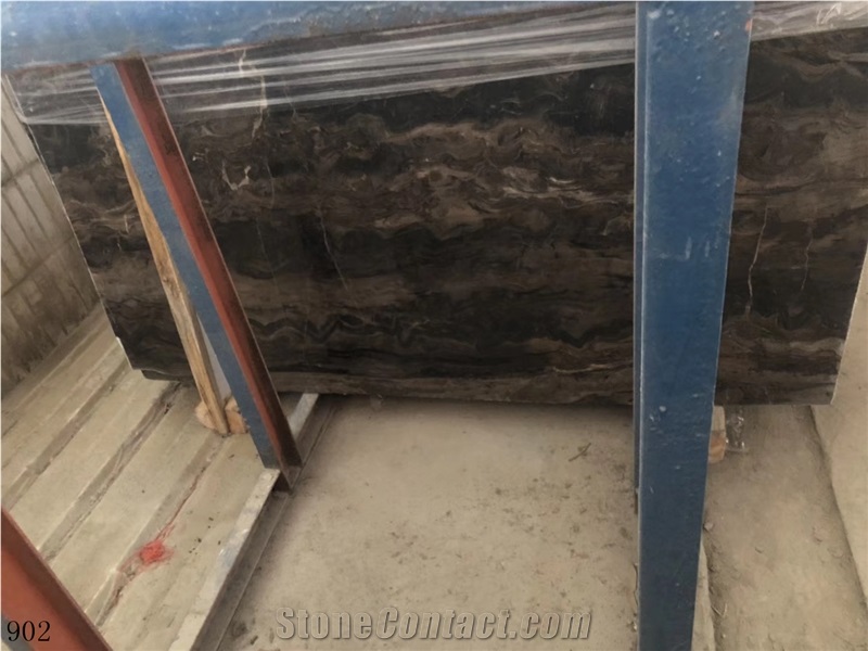 Cappuccino Brown Marble Quarry Block Raw Rock