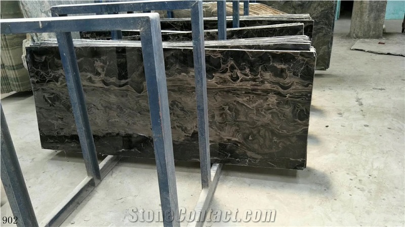 Cappuccino Brown Marble Quarry Block Raw Rock