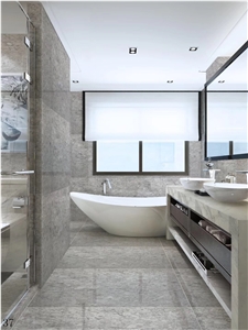 China Coral Sea Marble Slab Wall Floor Tiles Use