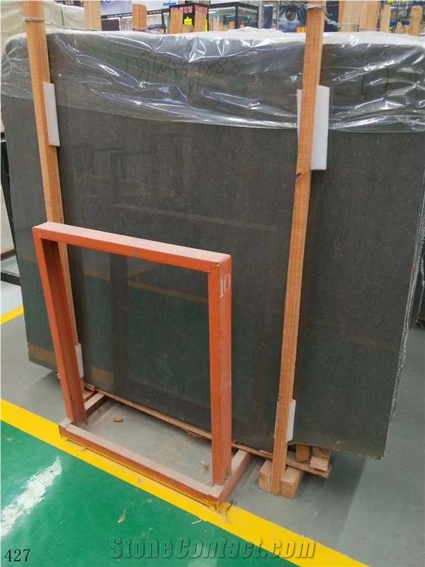 China France Black Marble Slab Wall Floor Tiles