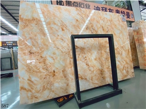 China Gold Onyx Yellow Onix Slab Ktichen Tile Wall