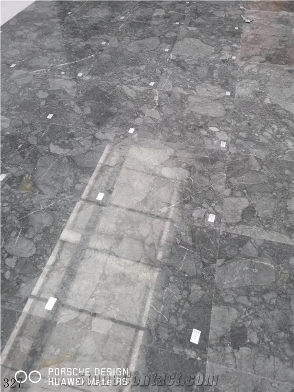 China Imperial Grey Marble Slab Tiles Walling Use