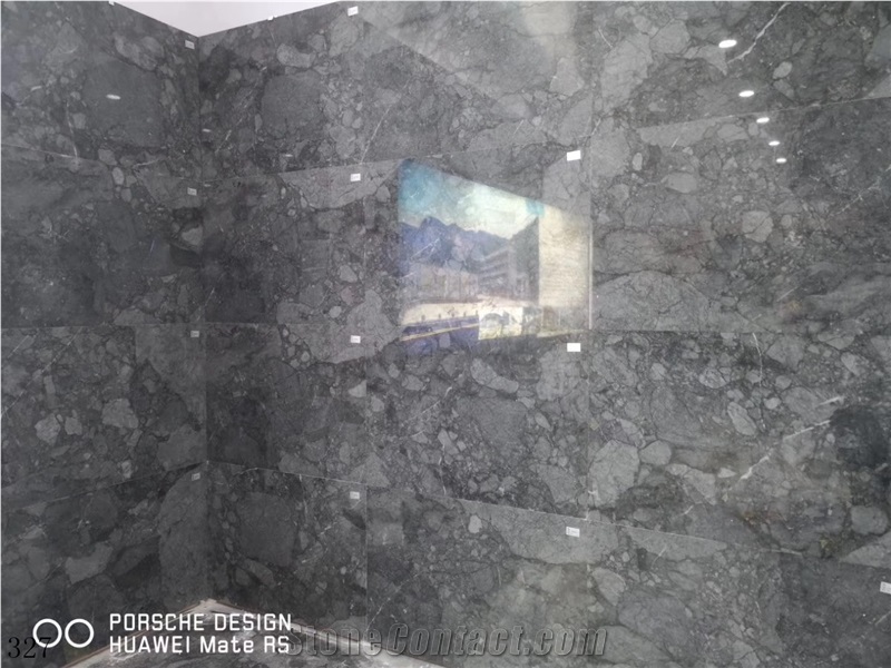 China Imperial Grey Marble Slab Tiles Walling Use