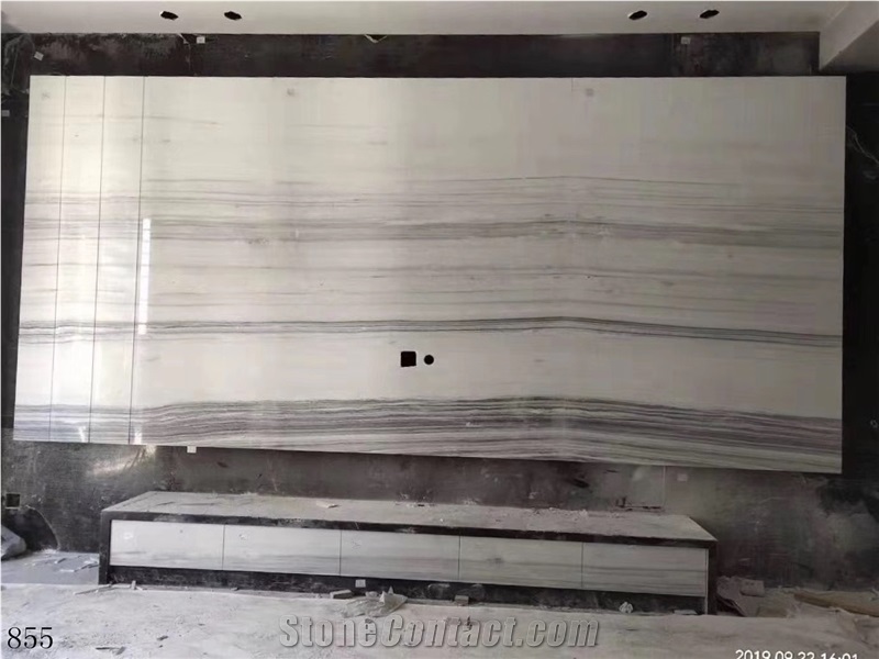 China Jade Wood Marble Merald Wooden Grain Slab
