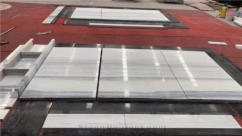 China Jade Wood Marble Merald Wooden Grain Slab