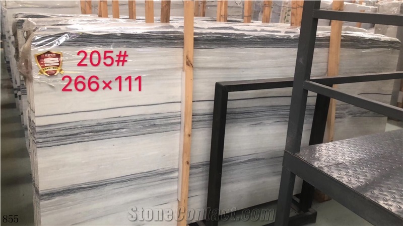 China Jade Wood Marble Merald Wooden Grain Slab