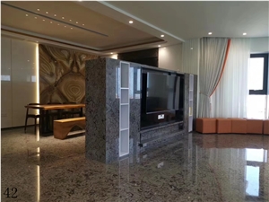 China Kolon Grey Marble Slab Tiles Wall Caldding