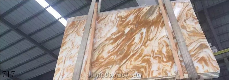China Lingloing Jade Slab Tiles Wall Claddding