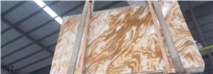 China Lingloing Jade Slab Tiles Wall Claddding