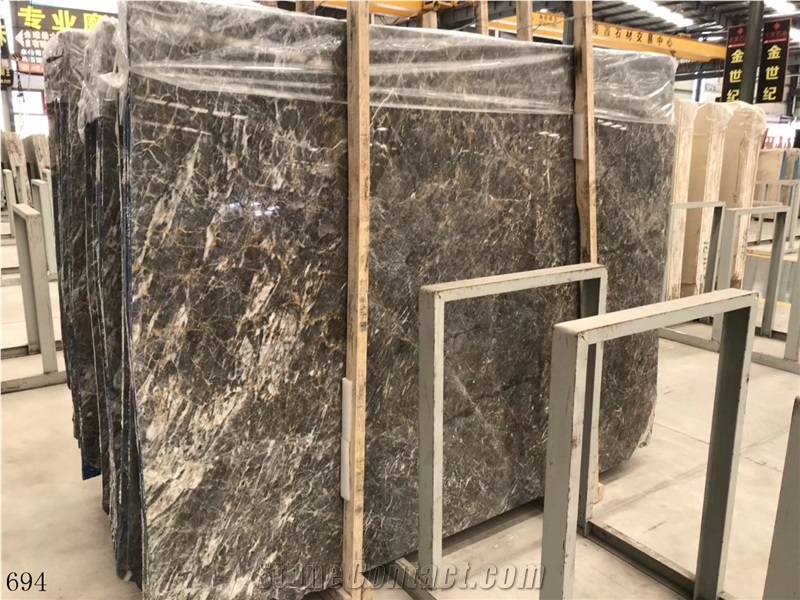 China Louis Gold Marble Slab Tiles Wall Cladding