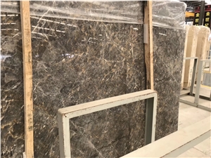 China Louis Gold Marble Slab Tiles Wall Cladding