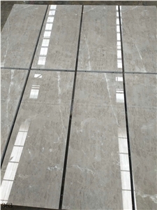 China Milano Light Grey Marble Slab Tiles Walling